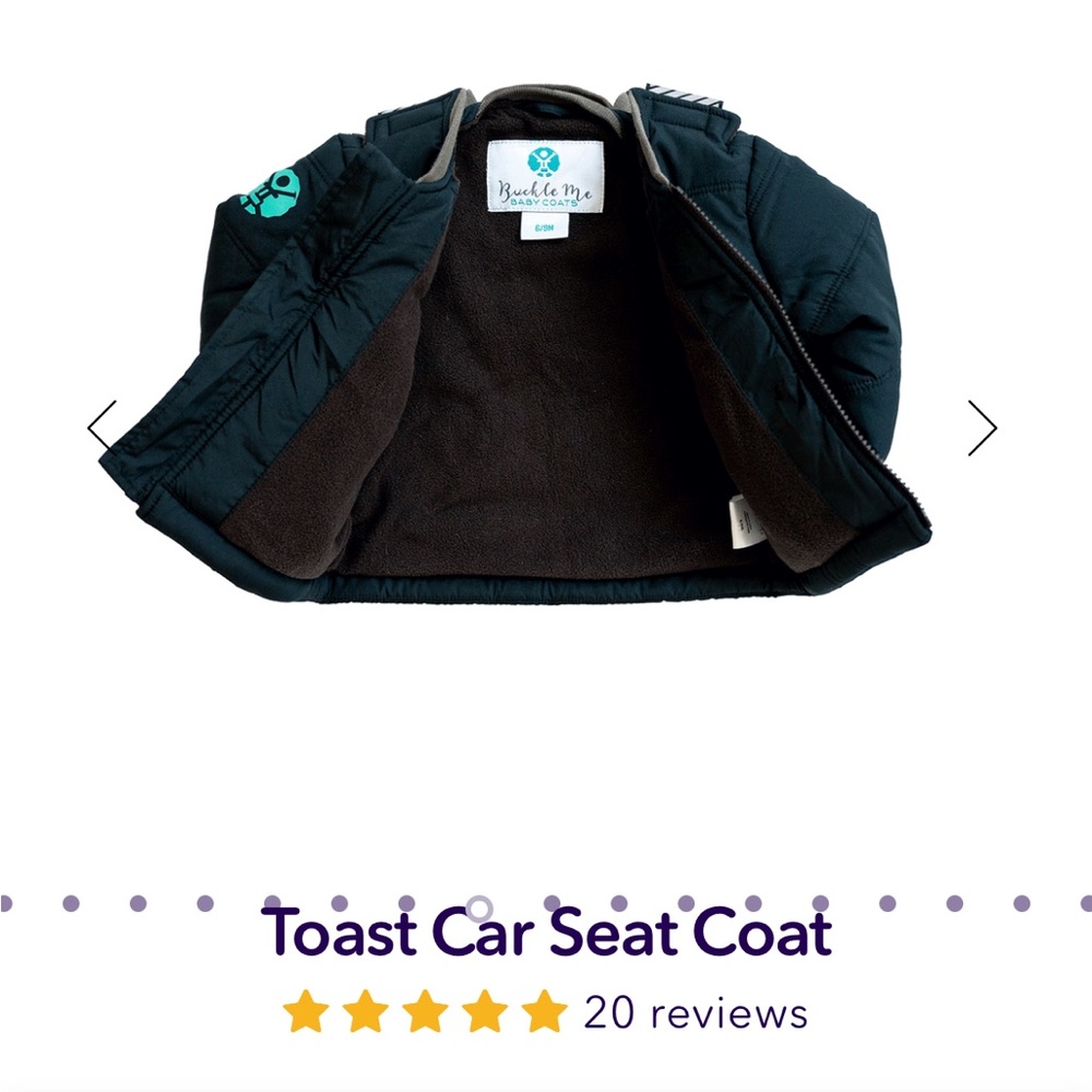 Buckle me coat in navy size 18 months. Brand new never been used.